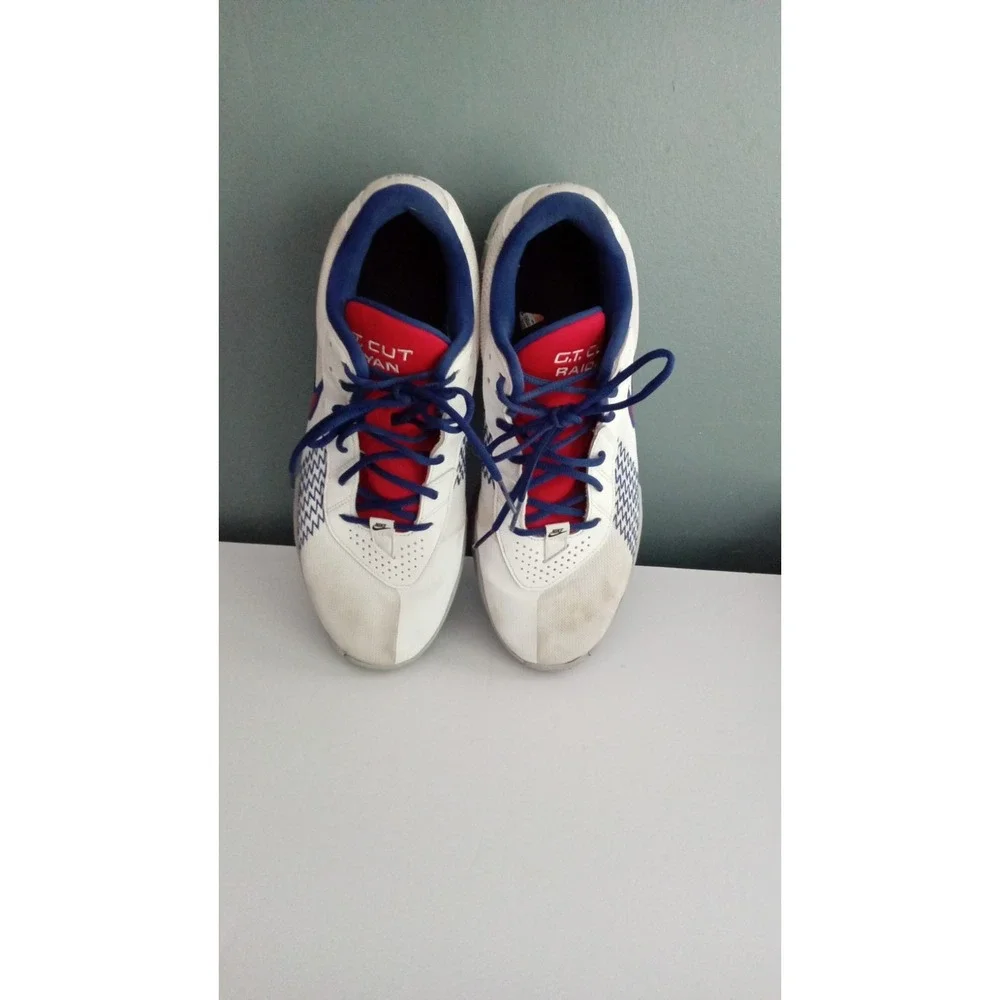 Nike G.T. Cut Ryan Basketball Shoes Sneakers Athletic White‎ Blue Red